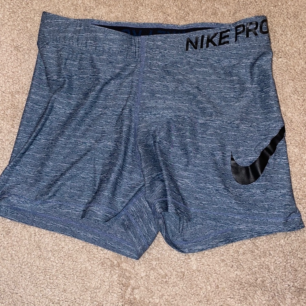 Nike Pro Dri-Fit blue/grey size medium spandex.